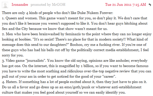 Internet Comments: A Cornucopia of Well Thought Out Opinions