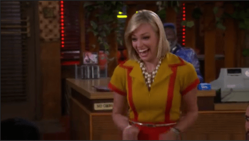 caroline excited about pie and engagements